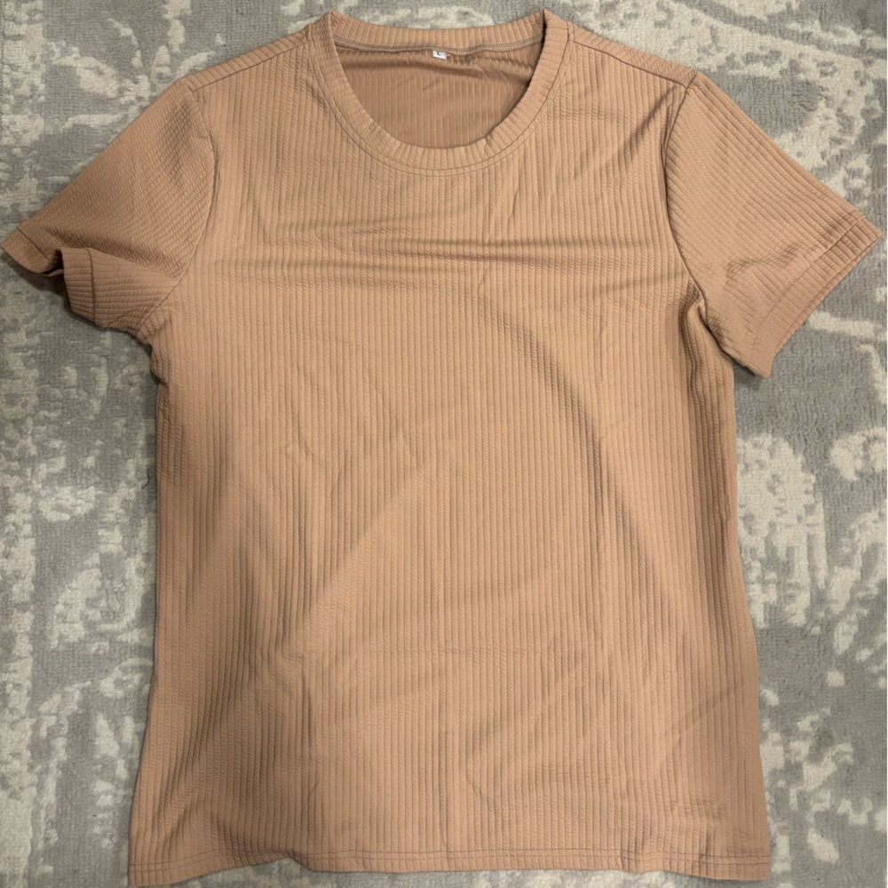 New men’s tan shirt